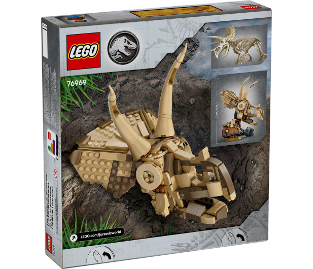 LEGO Jurassic World Czaszka triceratopsa 76969 - 1299013 - zdjęcie 2